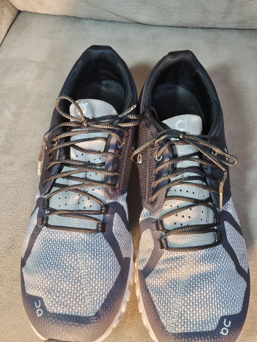 On Running Men's Cloud Sneakers — Black & White